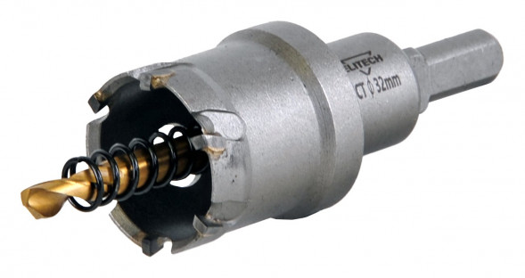 Коронка по металлу твердосплавная 32 мм ELITECH 1820.138900 