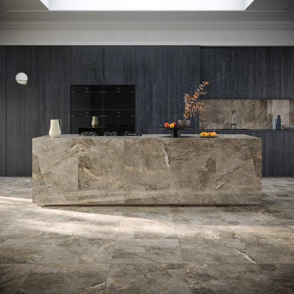 Керамогранит VOLTERRA коричневый 60x120 см