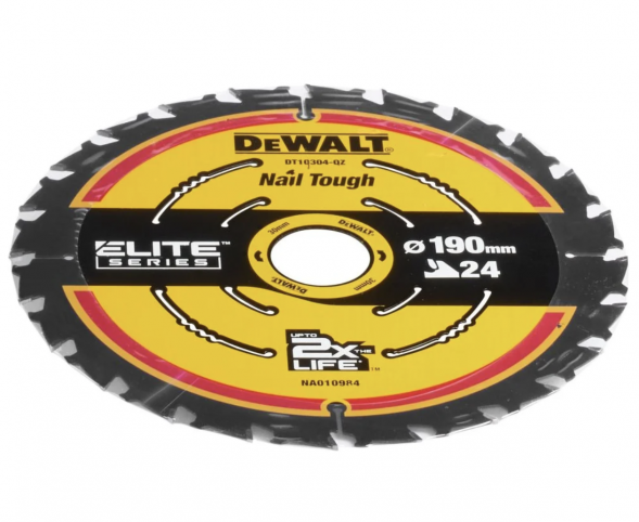 Пильный диск по дереву DEWALT DT10402, 190х30х1.65 мм (DT10402-QZ)