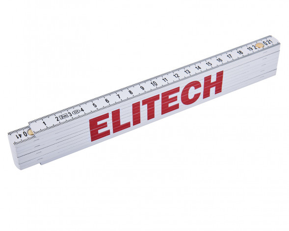 Метр складной пластиковый 200см Elitech 330201