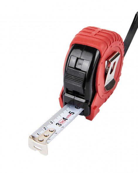 Рулетка Elitech ДМ 310201, 5 м, 19 мм, обрезиненный корпус 