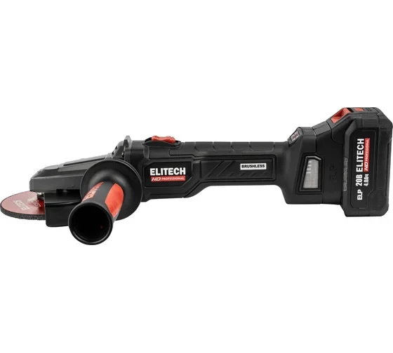 Шлифмашина угловая аккумуляторная удлиненная Elitech CAG 2012DSL CAG 2012DSL (E2213.075.01)