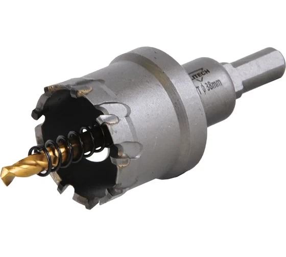 Коронка по металлу твердосплавная 38 мм ELITECH 1820.139100