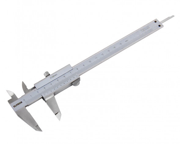 Штангенциркуль 150 мм, точность 0,02, с глубиномером Elitech 330401