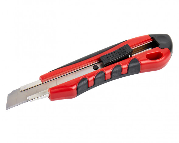 Нож строительный Elitech ДМ 410101, 18 мм, ABS пластик 