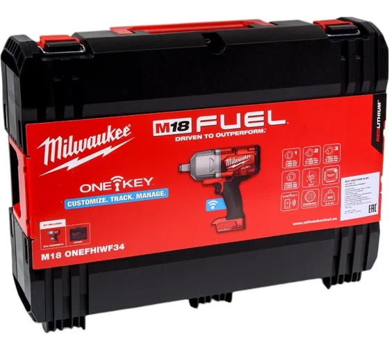 Гайковерт аккумуляторный Milwaukee M18 ONEFHIWF34-0X FUEL ONE-KEY