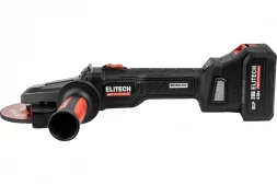 Шлифмашина угловая аккумуляторная удлиненная Elitech CAG 2012DSL (E2213.075.02)