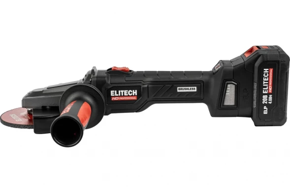 Шлифмашина угловая аккумуляторная удлиненная Elitech CAG 2012DSL (E2213.075.02)