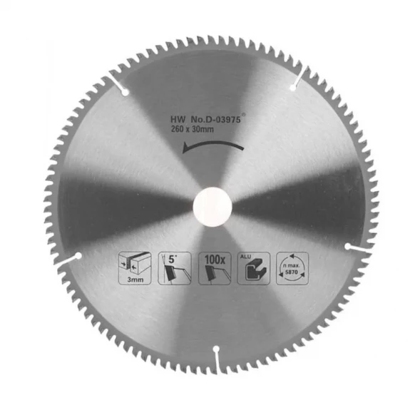 Диск пильный по алюминию (260х30 мм; Z100) для пил LS1013; LS1040 Makita D-03975