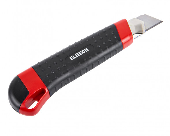 Нож строительный 25 мм, ABS пластик Elitech 410201 