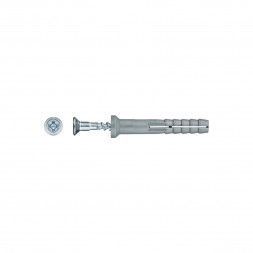 Дюбель-гвоздь Tech-Krep SM-L со стальным гвоздем с потайным бортиком 10х160 мм