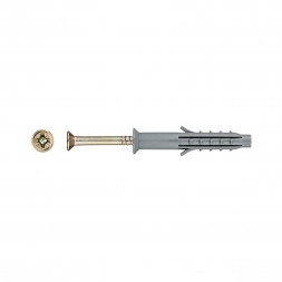 Дюбель-гвоздь Tech-Krep SM-L со стальным гвоздем с потайным бортиком 10х160 мм