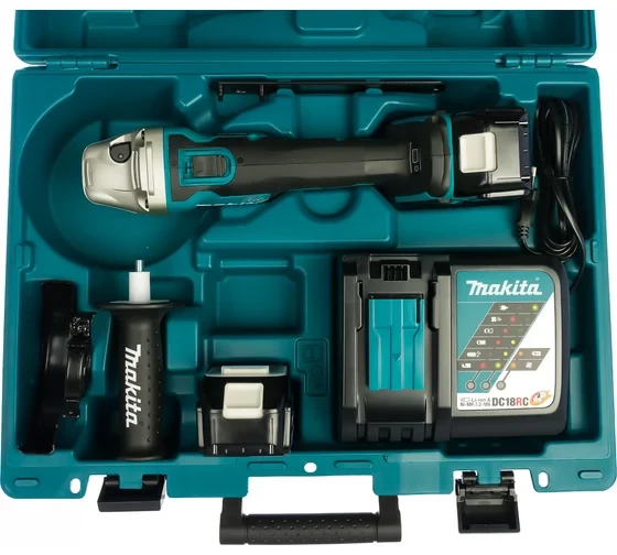 Угловая шлифмашина аккумуляторная Makita LXT DGA504RME