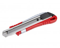 Нож строительный 18 мм, цинк и ABS пластик Elitech 410301