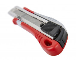 Нож строительный 18 мм, цинк и ABS пластик Elitech 410301