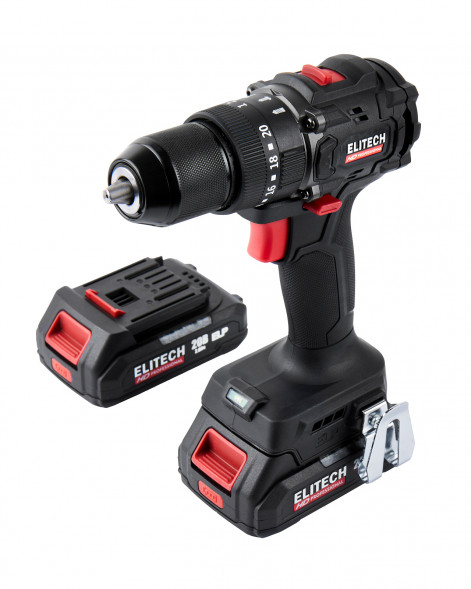 Дрель аккумуляторная Elitech HD CD 20ISL2 (E2201.041.01) 