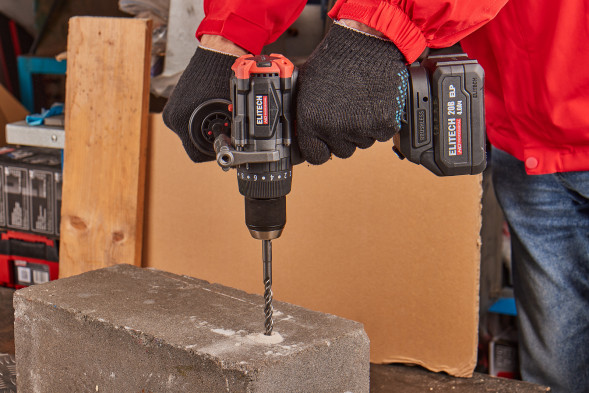 Дрель аккумуляторная Elitech HD CD 20ISL2 (E2201.041.01) 