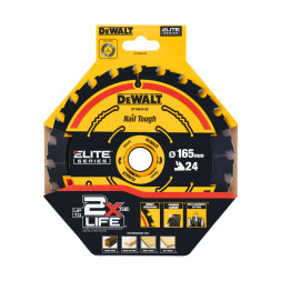 Пильный диск DEWALT DT10624 EXTREME, 165/20 мм, 24 зуба (DT10624-QZ)