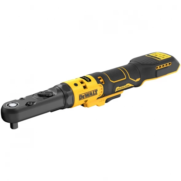 Гайковерт аккумуляторный угловой DEWALT DCF510N, с трещоткой, 18 В, 102 Нм, 300 об/мин, без АКБ и ЗУ (DCF510N-XJ)
