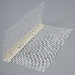 Профиль угловой ПВХ с армирующей сеткой FasadPro 10 см х 15 см 2,5 м