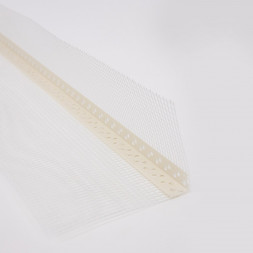 Профиль угловой ПВХ с армирующей сеткой FasadPro 10 см х 15 см 2,5 м