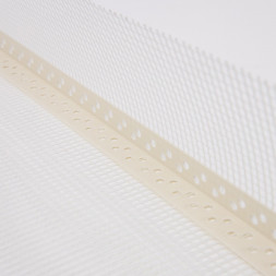 Профиль угловой ПВХ с армирующей сеткой FasadPro 10 см х 15 см 2,5 м