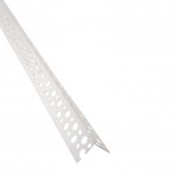 Профиль ПВХ угловой штукатурный белый, 25х25 мм 3 м