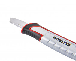 Нож строительный 9 мм, цинк и TPR покрытие Elitech 410401