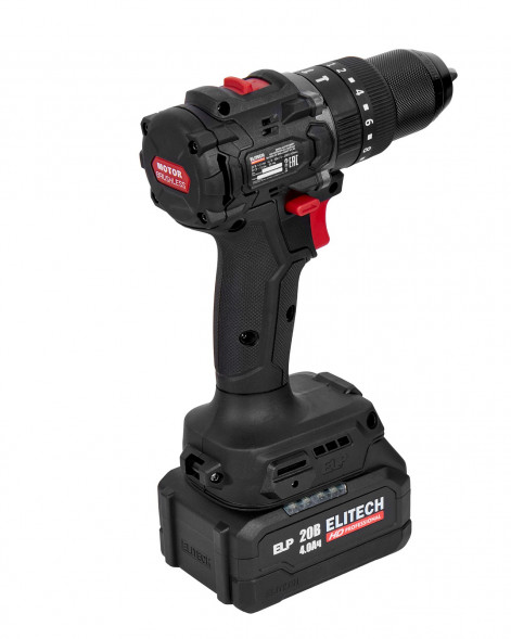Дрель аккумуляторная Elitech HD CD 20ISL2 (E2201.041.02) 