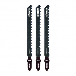 Полотна по дереву Biber 85281 T144D 74/4 мм, быстрый рез (3 шт.)