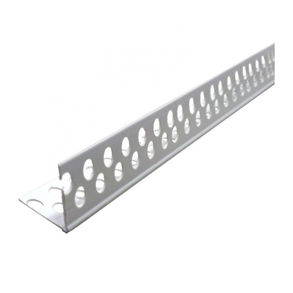 Угол ПВХ штукатурный,  25ммх25мм 2,5м Т