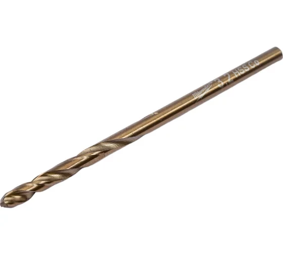 Сверло по металлу Milwaukee HSS-Co DIN338 (10 шт; 3.2х36х65 мм) 