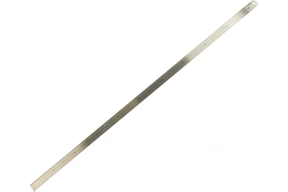 Линейка Biber 40165 1000 мм нержавеющая сталь, двухсторонняя шкала