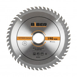 Диск пильный Biber 85250 190х30-20-16 z48, чистый рез