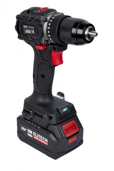 Дрель аккумуляторная Elitech HD CD 20SL2 (E2201.040.02) 
