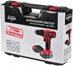  Дрель-шуроповерт аккумуляторная Elitech ДМ ДА 122СЛ (E2201.015.01)