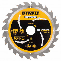 Пильный диск DEWALT EXTREME RUNTIME DT99562, 190/30 мм. (DT99562-QZ)