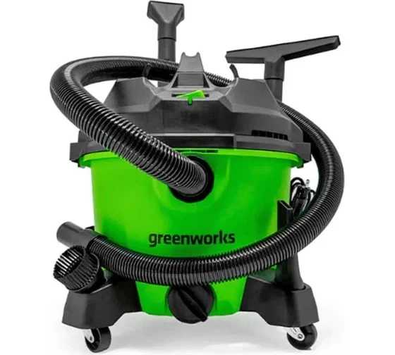 Строительный пылесос Greenworks 4701207, 220В 