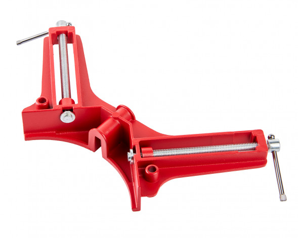 Струбцина угловая Elitech 511101, 90 глубина зажима 75 мм, алюминиевая, 50 кг 