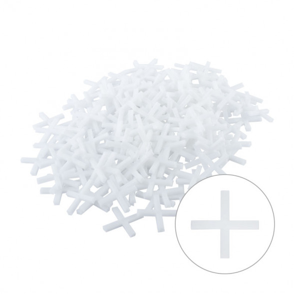 Крестики для кафеля Biber 55603, 2,5 мм (200 шт.)