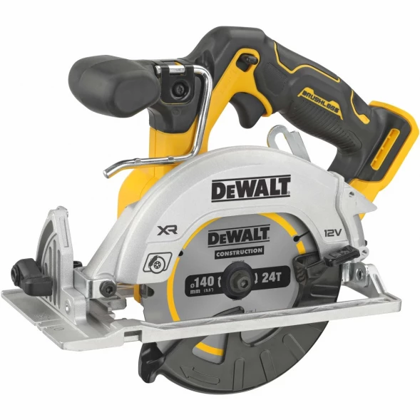 Дисковая пила аккумуляторная DEWALT DCS512N, 12 В, 140 мм, 3600 об/мин, без АКБ и ЗУ 