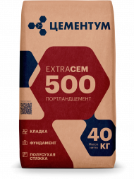 Цемент ExtraCEM 500 Цементум, 40 кг
