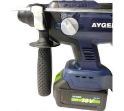 Перфоратор аккумуляторный бесщеточный AYGER AHA18BL4 с одним аккумулятором 4Ah 