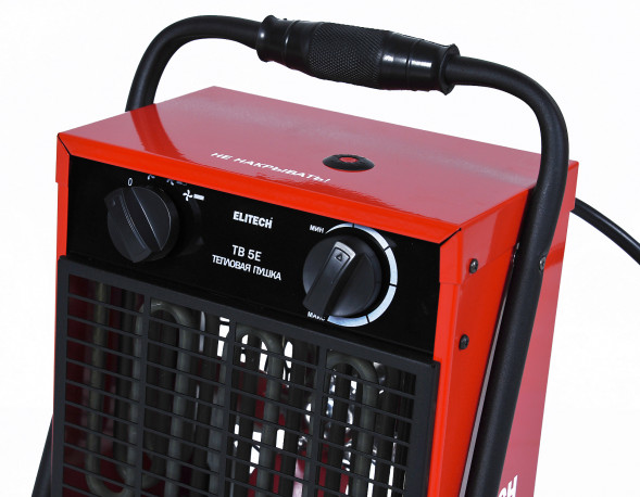 Электрическая тепловая пушка Elitech ТВ 5Е 