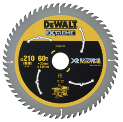Пильный диск DEWALT DT99567 EXTREME RUNTIME, 210х30 мм (DT99567-QZ)