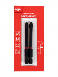 Биты ударные PH2 70 мм, 2 шт Elitech 1820.152100 