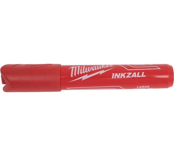 Маркер большой красный для стройплощадки Milwaukee INKZALL
