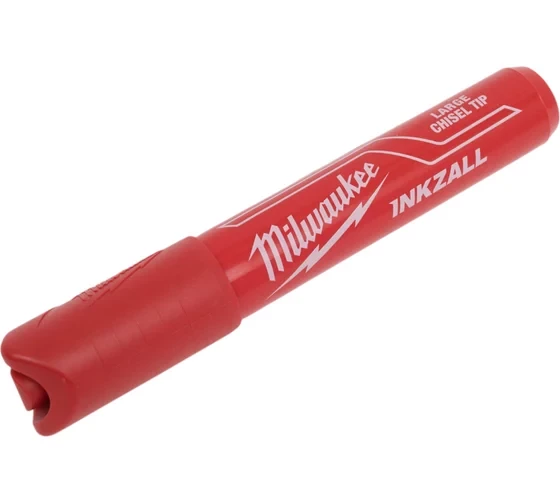 Маркер большой красный для стройплощадки Milwaukee INKZALL