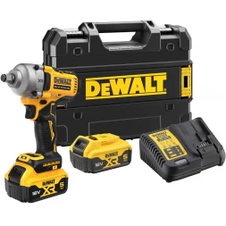 Гайковерт аккумуляторный DEWALT DCF891P2T, 18 В, 1084 Нм, 3250 уд/мин, с 2 АКБ 5 Ач и ЗУ, в кейсе TSTAK (DCF891P2T-QW)