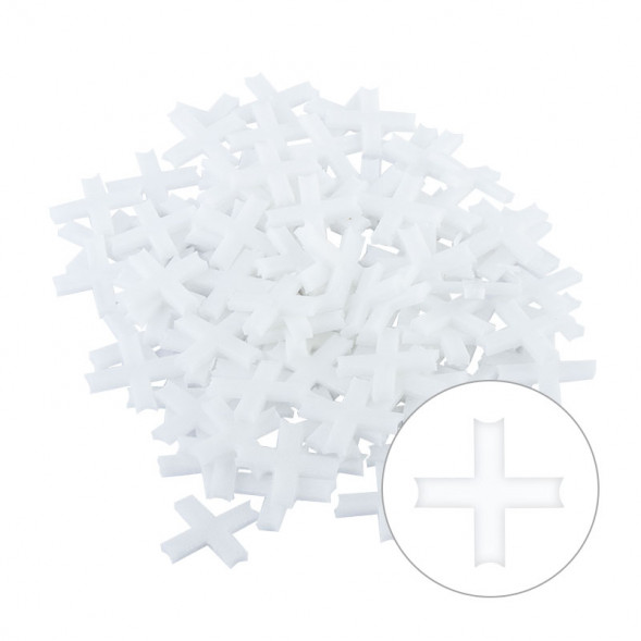 Крестики для кафеля Biber 55605, 4 мм (100 шт.)